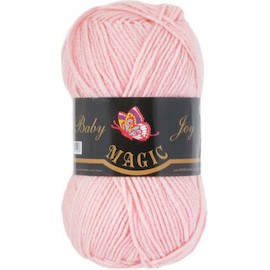 Пряжа Magic "Baby Joy" 5718 нежно-розовый Шерсть-30%, акрил-70% 50 гр 133 м